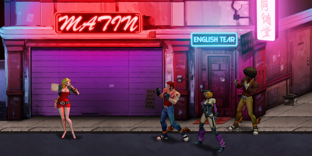 Double Dragon Neon game