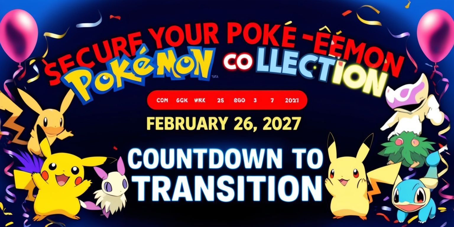 Countdown to Transition: Secure Your Pokémon Collection Before February 26, 2027