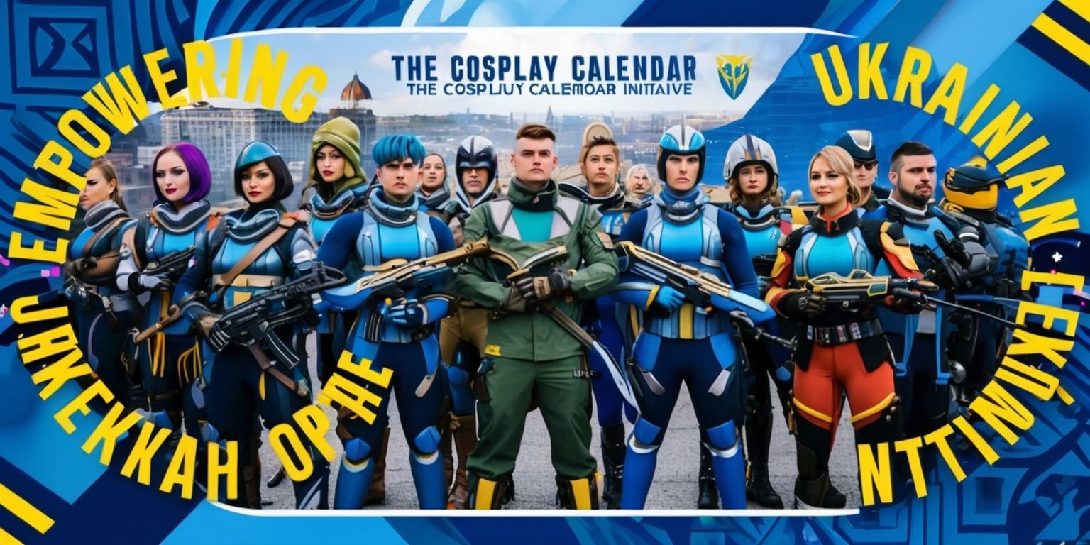 Empowering Ukrainian Defense: The Cosplay Calendar Initiative