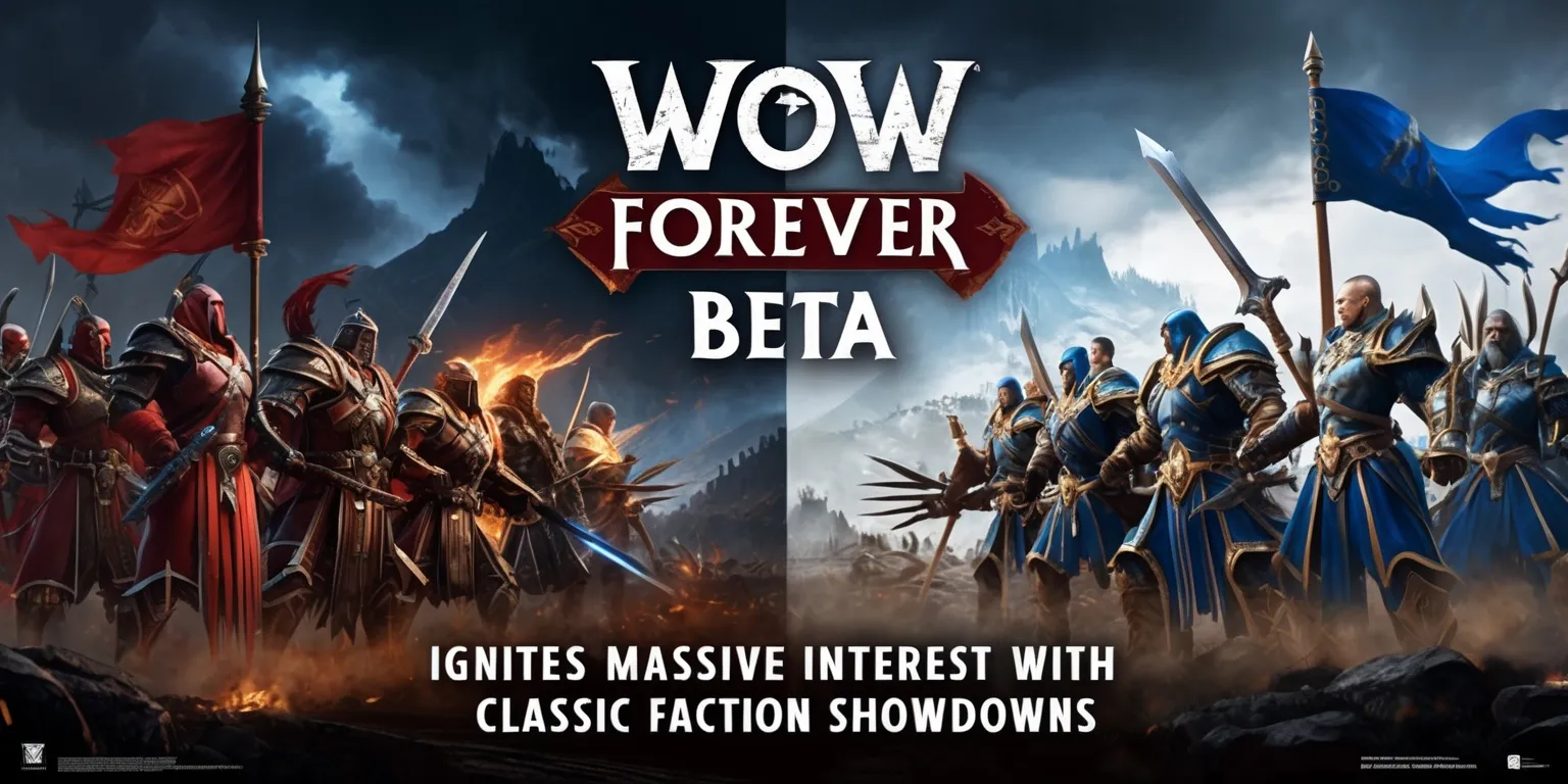 WoW Forever Beta Ignites Massive Interest with Classic Faction Showdowns