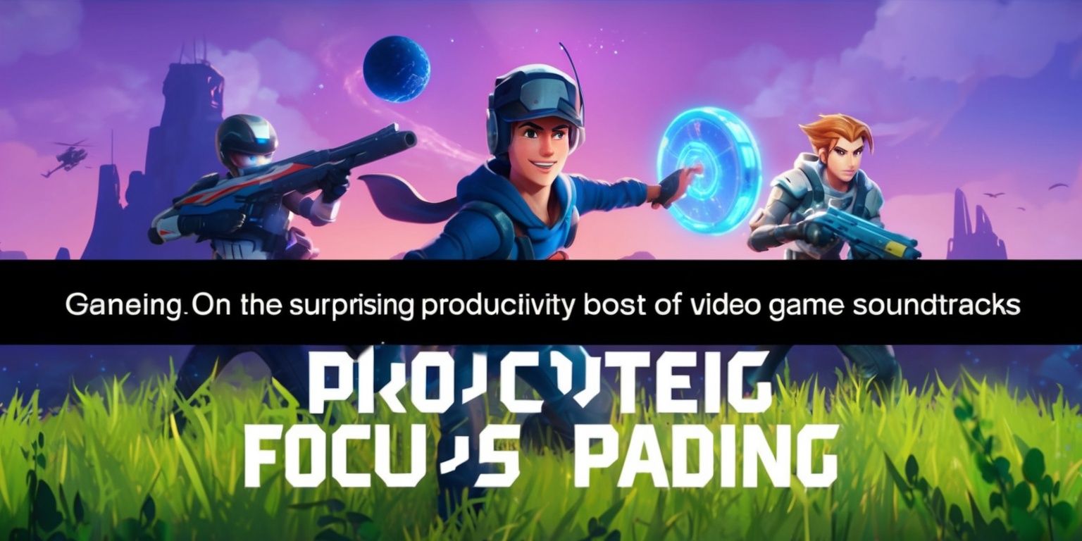 Game On for Greater Focus: The Surprising Productivity Boost of Video Game Soundtracks